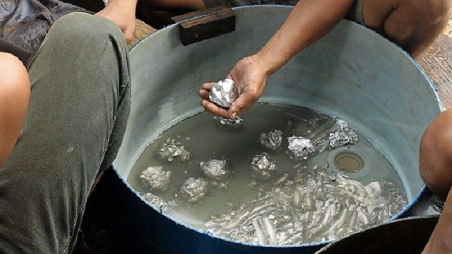 Mercury poisoning from gold mining