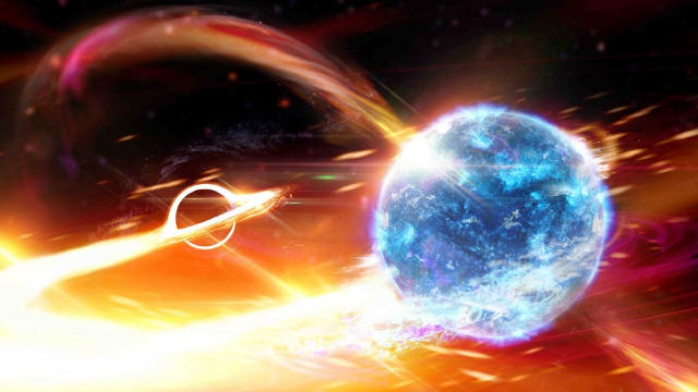 Did scientists just detect a black hole eating a neutron star?