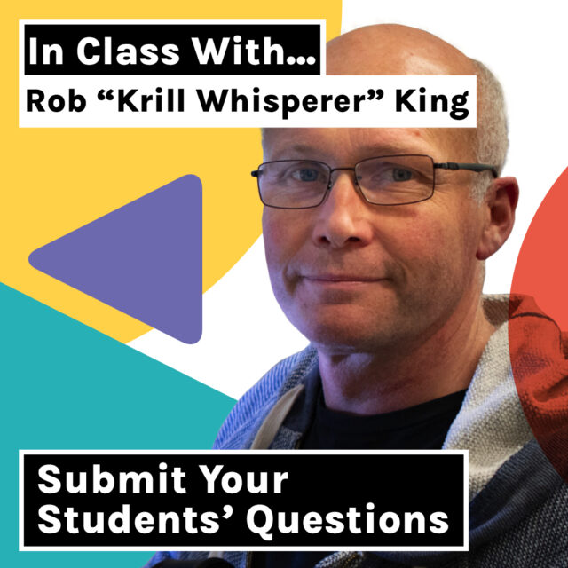 Coming Up: In Class With… Rob “Krill Whisperer” King